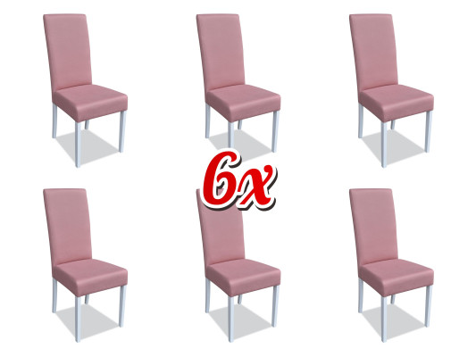 Garnitur 6x Lehnstuhl Stühle Gruppen Stuhlgruppe Komplette Garnitur Esszimmer