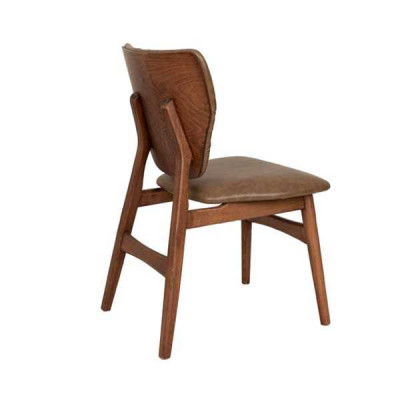 Brauner Esszimmer Stuhl Designer Lehnstuhl Luxus Stilvoller Sessel Neu