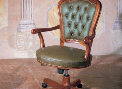 Bürostuhl Drehstuhl Chesterfield Chefsessel Italienische Möbel Sessel Lehnstuhl