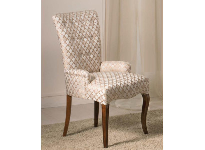 Lehnstuhl Polsterstuhl Armlehne Luxus Sessel Stuhl Stühle Wohnzimmer Esszimmer