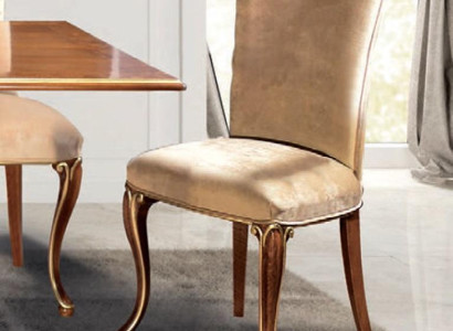 Stuhl Holz Italienische Möbel Esszimmer Stühle Luxus Design Lehnstuhl Echtholz