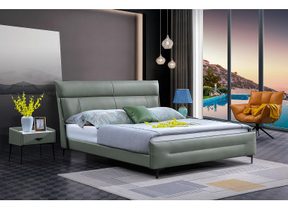 Luxus Bett Textil 2x Nachttisch 3tlg. Schlafzimmer Möbel Set Betten Bettgestell