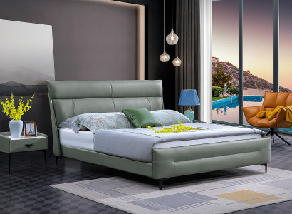 Luxus Bett Textil 2x Nachttisch 3tlg. Schlafzimmer Möbel Set Betten Bettgestell