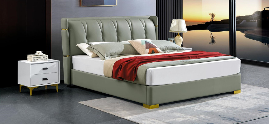 Design Bett 2x Nachttisch 3 tlg. Schlafzimmer Set Luxus komplett Garnitur Neu