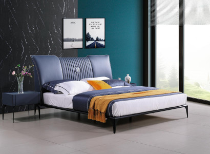 Bett Polster Design Luxus Doppel Hotel Betten. Ehe Schlaf Zimmer Leder