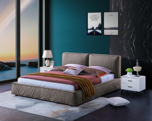 Design Schlafzimmer Bett Luxus Holz Betten Doppel Ehe Polster Möbel 180x200cm