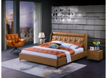 Design Schlafzimmer Bett Holz Luxus Betten Doppel Ehe Polster Möbel 180x200cm