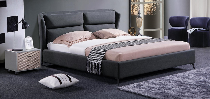 Design Bett Schlafzimmer Luxus Betten Textil Hotel Polster 180x200cm Stoff Möbel