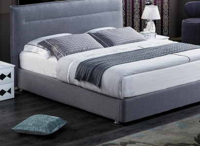 Luxus Boxspring Bett Stoff Hotel Blaue Betten Schlafzimmer Möbel Design Doppel.