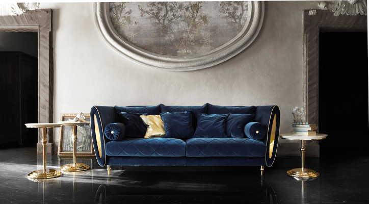 Sofagarnitur Sofa Couch 3 + 1 Wohnzimmer Designer Möbel Classisch
