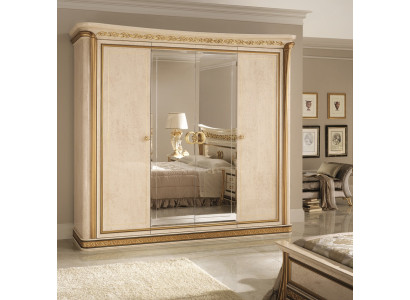 Luxus Kleider Schrank Kleiderschränke Hochglanz Designer Möbel Wohnen Holz Neu