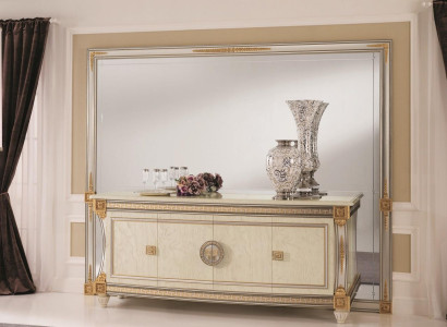 Buffet Anrichte Kommode Spiegel Echte Handarbeit Barock Rokoko arredoclassic