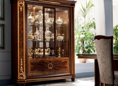 Bücherschrank Vitrine Schrank Kommode Sideboard Barock Rokoko