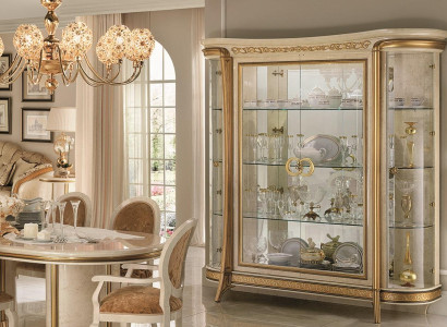 Vitrine Schrank Klassische Vitrinen Wohnzimmer Schränke Anrichte arredoclassic
