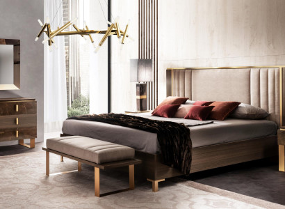 Schlafzimmer Set 5tlg. Design Moderne Luxus Möbel Neu Bett Nachttisch Kommode