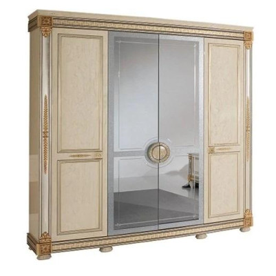 Luxus Kleider Schrank Kleiderschränke Hochglanz Möbel Designer Wohnen Holz Neu