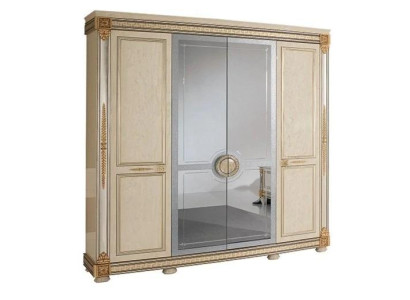 Luxus Kleider Schrank Kleiderschränke Hochglanz Möbel Designer Wohnen Holz Neu