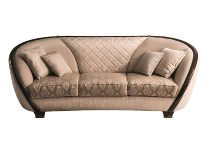 Sofa Couch Polster 3 Sitzer Textil Sofas Couchen Sitz Garnituren Design Club