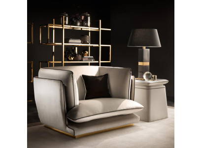 Design Stoff Couch Sessel 1 Sitzer Polster Sofas Lounge Club Neu