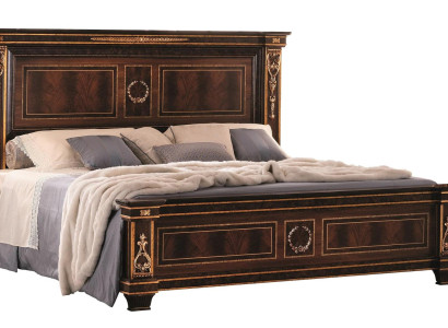 Schlafzimmer Hotel Betten Doppel Bett Design Holz 180x200cm Möbel arredoclassic