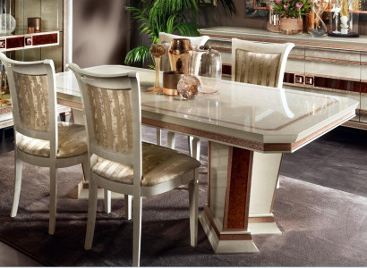 Barock Esstisch Tisch Gruppe Esszimmer Wohnzimmer Garnitur Holz Design Tische