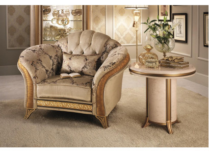 Klassischer Sessel Fernseh Sofa 1 Sitzer Couch Designer Textil Polster Neu