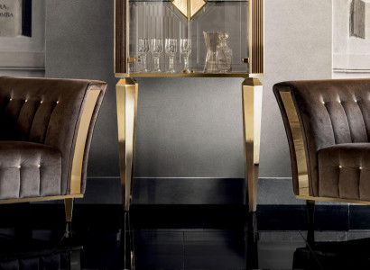 Sessel Club Lounge Lehn Stuhl Polster Sofa 1 Sitzer Fernseh Samt arredoclassic