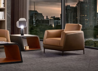 Sessel Leder Fernseh Couch 1 Sitzer Sofa Relax Luxus Polster Couch