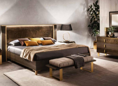 Bett Schlafzimmer Set Design Modern Luxus 2x Nachttisch Italienische 3tlg