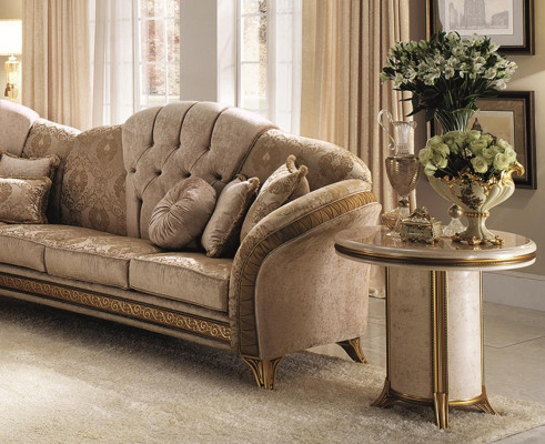 Klassischer Luxus Designer Couchtisch Sofa Wohnzimmer Tisch Beistell Tische Holz