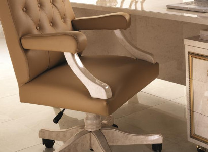 Chefsessel Bürosessel Office Sessel Stuhl Chef Leder Barock Rokoko Designer