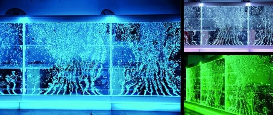 Led Wasser Wand Bar Regal Säule Wassersäulen Theke Regale Trennwand