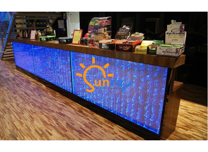 Tresen Regal Bar Wasser Wand Säule Beleuchtete Wasserwände Bar Theke
