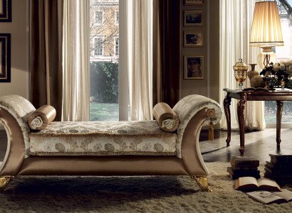 Chaiselongue Liege Relaxsessel Liegesessel Komfortliege Luxus Barock