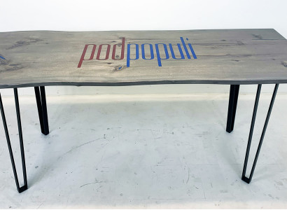 Holz Tisch Esszimmer Möbel Konferenztisch Epoxid Harz Giessharz neu Epoxy Resin