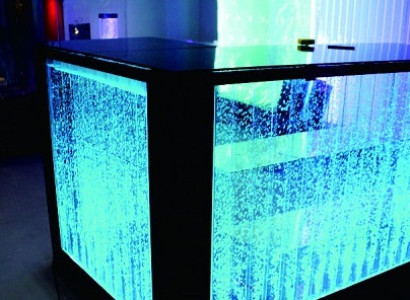 Bartisch Wasser Wand Bartheke Beleuchtete Bartisch Bartheke Led Regal Möbel Neu