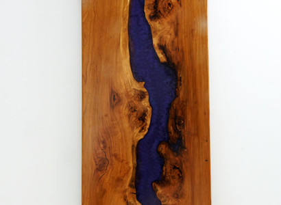 Tisch esstisch tische epoxid harz epoxy echtes holz massive design möbel 250x90 Neu