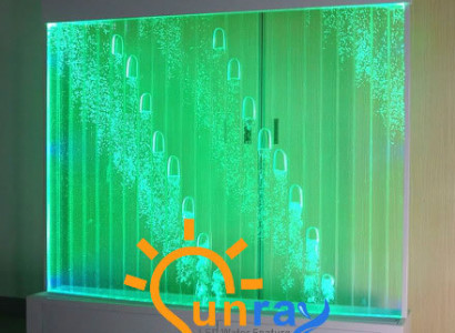 Moderne Trennwand Wasser Wände LED Wasserwand Beleuchtete Dekorative Wand