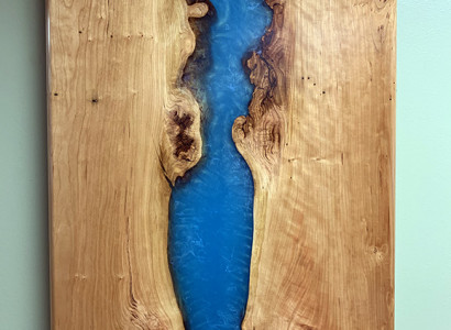 Epoxid harz esstisch echtes massive holz möbel wasserfall epoxy tisch Neu 200x90 