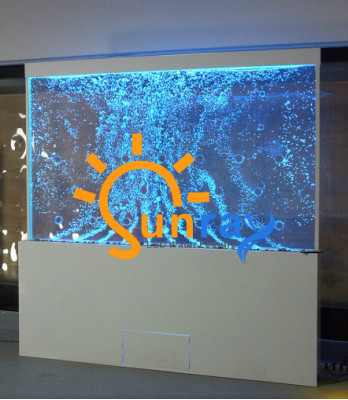 Moderne Trennwand Wasser Wände LED Dekorative Wasserwand Beleuchtete Wand