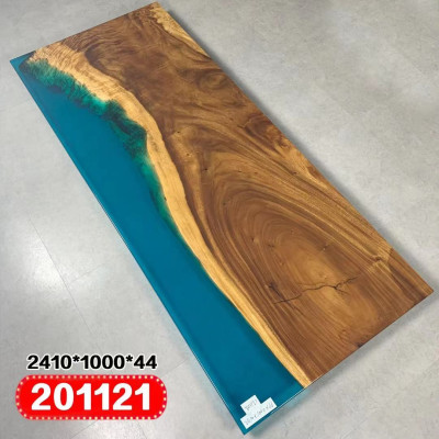 Esstisch River Table Echtes Holz Flusstisch 241x100 Massive Tische