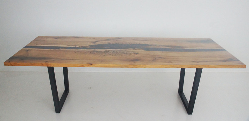 Couchtisch River Table Echtes Holz Flusstisch Epoxidharz Massiv Tische
