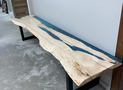 Konsolentisch Beistell Epoxid Tisch Sideboard Konsolentisch Wandtische Epoxy Neu