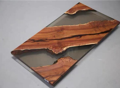 Esstisch River Table Echtes Holz Flusstisch Massiv Deko Epoxidharz Tische