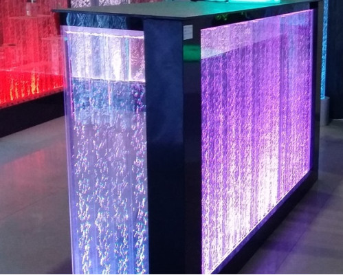 Tisch Bar Wasser Wand Bar Theke Beleuchtete Bartisch Bartheke Led Regal