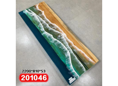 Esstisch Design Tisch Moderne Tische Meer Ozean Fluss Epoxid Harz