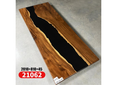 Esstisch River Table Massiv Tische 201*81 Flusstisch Echtes Holz Epoxidharz