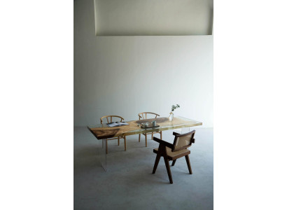 Luxus Design Tisch Epoxid Harz Tische Esstisch 200x80 Massiv Holzmöbel