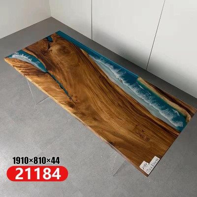 Esstisch River Table Echtes Holz Flusstisch Massiv Epoxidharz Deko Tische