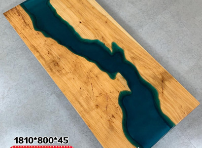 Esstisch Design Tisch Harz Moderne Tische Meer Fluss Möbel 181x80